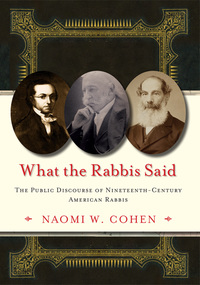 Omslagafbeelding: What the Rabbis Said 9780814716885