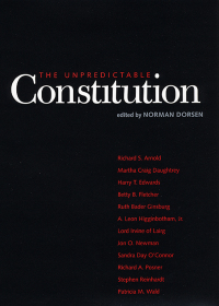 Titelbild: The Unpredictable Constitution 9780814719480