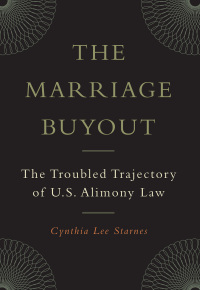Cover image: The Marriage Buyout 9780814708248
