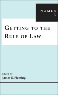 Cover image: Getting to the Rule of Law 9780814728437