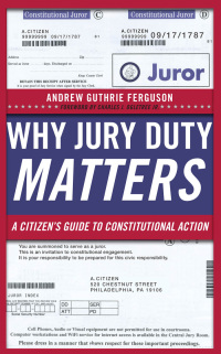 Imagen de portada: Why Jury Duty Matters 9780814729038