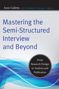 Cover image: Mastering the Semi-Structured Interview and Beyond 9780814732946