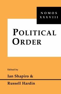 Cover image: Political Order 9780814781036