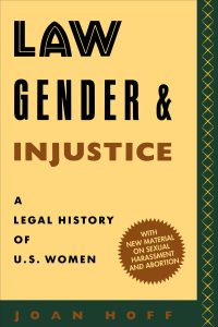 表紙画像: Law, Gender, and Injustice 9780814735091