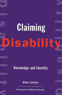 Cover image: Claiming Disability 9780814751343
