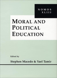 Imagen de portada: Moral and Political Education 9780814756751
