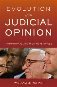 Titelbild: Evolution of the Judicial Opinion 9780814767269