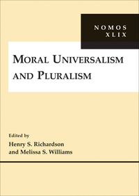 Cover image: Moral Universalism and Pluralism 9780814794487