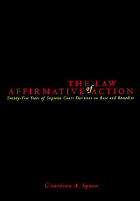 Cover image: The Law of Affirmative Action 9780814781401