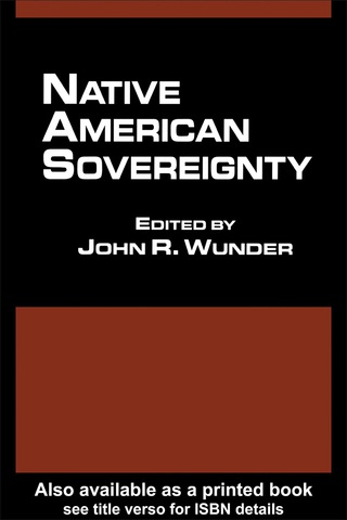 Cover image: Native American Sovereignty 9780815324904