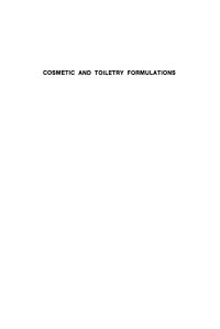 Cover image: Cosmetic & Toiletry Formulations Volume 2 2nd edition 9780815513063