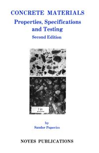 Omslagafbeelding: Concrete Materials, 2nd Ed.: Properties, Specifications, and Testing 2nd edition 9780815513087