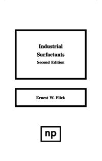 Imagen de portada: Industrial Surfactants: An Industrial Guide 2nd edition 9780815513322