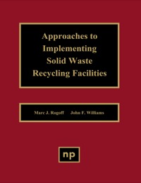 Omslagafbeelding: Approaches to Implementing Solid Waste Recycling Facilities 9780815513520