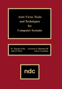 Imagen de portada: Anti-Virus Tools & Techniques for Computer 9780815513643