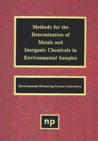 Imagen de portada: Methods for the Determination of Metals in Environmental Samples 9780815513988