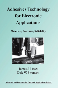 Imagen de portada: Adhesives Technology for Electronic Applications 9780815515135