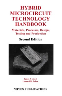 Omslagafbeelding: Hybrid Microcircuit Technology Handbook 2nd edition 9780815514237