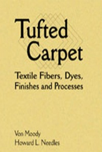 Cover image: Tufted Carpet: Textile Fibers, Dyes, Finishes and Processes 9781884207990
