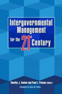 Cover image: Intergovernmental Management for the 21st Century 9780815715429