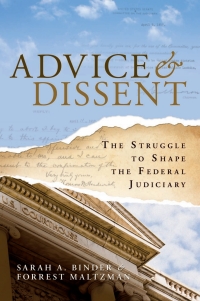 Cover image: Advice and Dissent 9780815703402