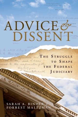 Cover image: Advice and Dissent 9780815703402