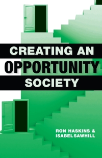 Omslagafbeelding: Creating an Opportunity Society 9780815703228