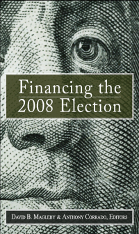 Imagen de portada: Financing the 2008 Election 9780815703327
