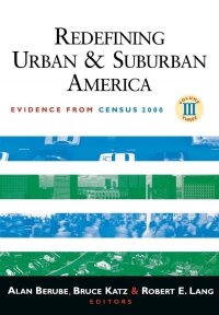 表紙画像: Redefining Urban and Suburban America 9780815708841