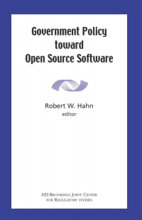 Cover image: Government Policy toward Open Source Software 9780815733935