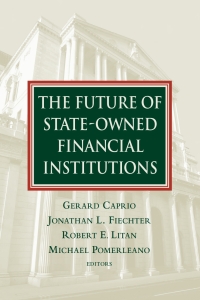 Imagen de portada: The Future of State-Owned Financial Institutions 9780815713357