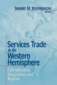 Cover image: Services Trade in the Western Hemisphere 9780815781479