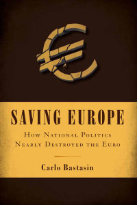 表紙画像: Saving Europe 9780815721963