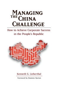 Immagine di copertina: Managing the China Challenge 9780815722045