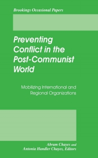 Titelbild: Preventing Conflict in the Post-Communist World 9780815713852