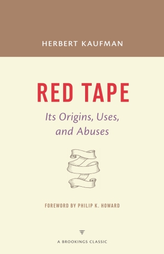 Cover image: Red Tape 1st edition 9780815726609