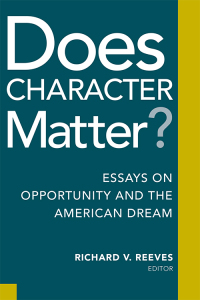 Cover image: Does Character Matter? 9780815727477