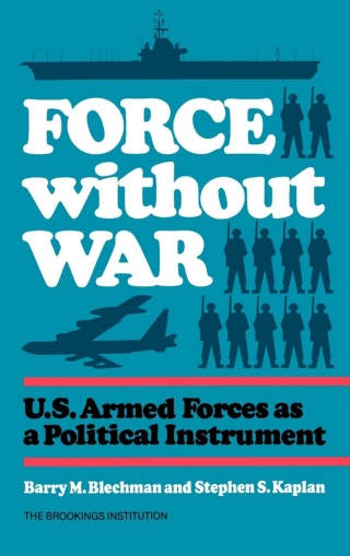 Imagen de portada: Force without War 1st edition 9780815709855