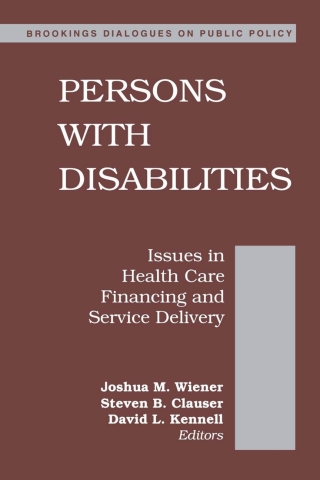 Imagen de portada: Persons with Disabilities 1st edition 9780815793793