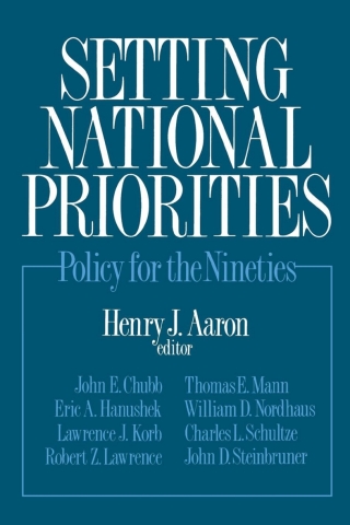 Imagen de portada: Setting National Priorities 1st edition 9780815700470