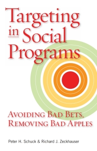 Titelbild: Targeting in Social Programs 9780815704287