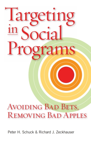 Cover image: Targeting in Social Programs 1st edition 9780815778806