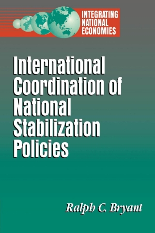 Imagen de portada: International Coordination of National Stabilization Policies 1st edition 9780815712565