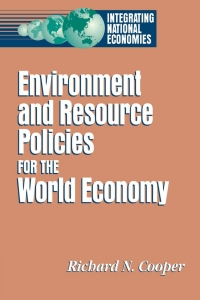 Cover image: Environment and Resource Policies for the Integrated World Economy 9780815715450