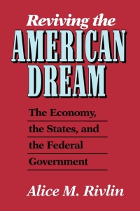 Cover image: Reviving the American Dream 9780815774761