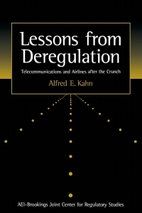 Cover image: Lessons from Deregulation 9780815748199
