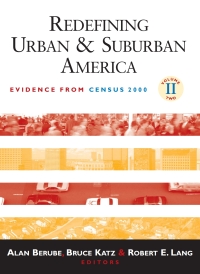 Imagen de portada: Redefining Urban and Suburban America 9780815748977