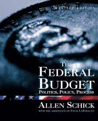 Cover image: The Federal Budget 3rd edition 9780815777267