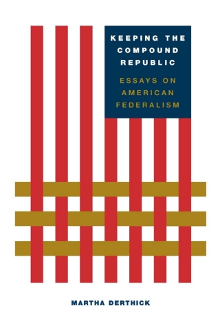 Cover image: Keeping the Compound Republic 9780815702023