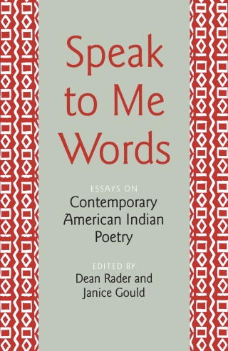 Cover image: Speak to Me Words 9780816523498